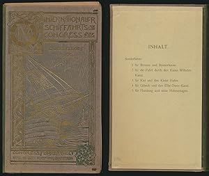 IX. Internationaler Schiffahrts-Congress, Düsseldorf, 1902. 4 Hefte. Ausflug nach dem Kaiser Wilh...