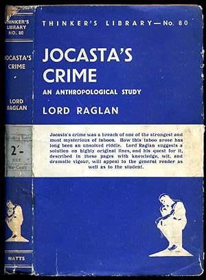 Imagen del vendedor de Jocasta's Crime | An Anthropological Study [Thinker's Library No. 80] a la venta por Little Stour Books PBFA Member