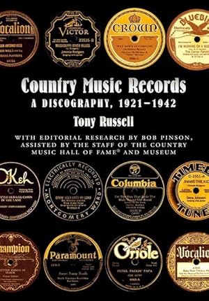 Seller image for Country Music Records A Discography, 1921-1942 for sale by moluna