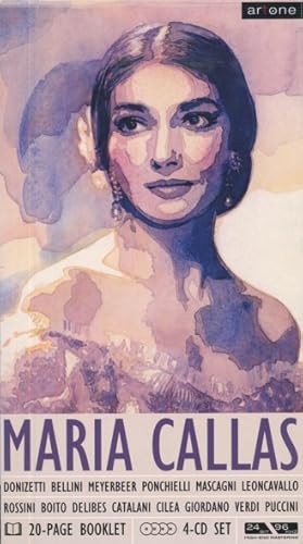 MARIA CALLAS (1923-1977), SOPRANO. 4-CD Set & 20-Page Booklet. Donizetti, Bellini, Meyerbeer, Pon...