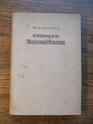 Bild des Verkäufers für Einführung in die Nationalökonomie zum Verkauf von Bücherinsel Jens Förster