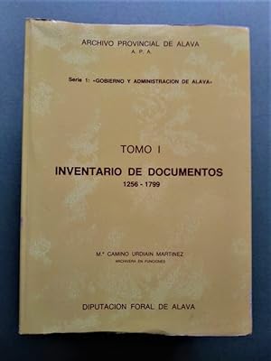 Bild des Verkufers fr Archivo Provincial de Alava. Tomo I. Inventario de Documentos 1256 - 1799. zum Verkauf von Carmichael Alonso Libros