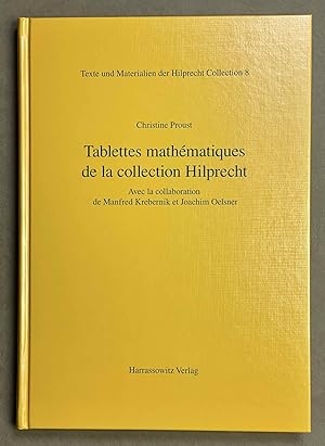 Seller image for Tablettes mathmatiques de la collection Hilprecht for sale by Meretseger Books