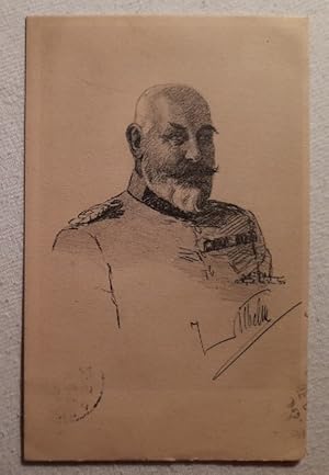 AK Wilhelm II. König von Württemberg (Feldpost mit Stempeln "S.B. L.-J.R. 124 5. Komp. und K.D. F...