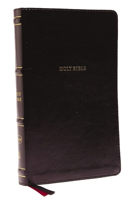 Seller image for Nkjv, Thinline Bible, Leathersoft, Black, Thumb Indexed, Red Letter Edition, Comfort Print: Holy Bible, New King James Version (Leather / Fine Binding) for sale by BargainBookStores