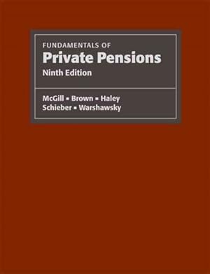 Bild des Verkufers fr Fundamentals of Private Pensions zum Verkauf von GreatBookPricesUK