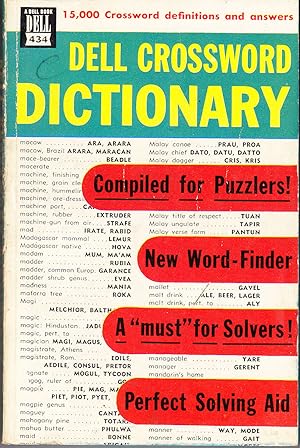 Imagen del vendedor de Dell Crossword Dictionary a la venta por John Thompson