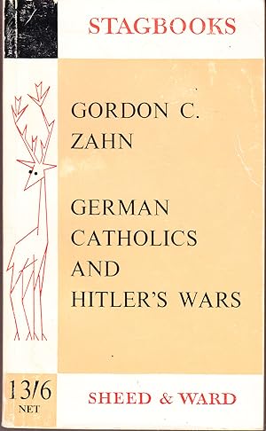 Imagen del vendedor de German Catholics and Hitler's Wars a la venta por John Thompson