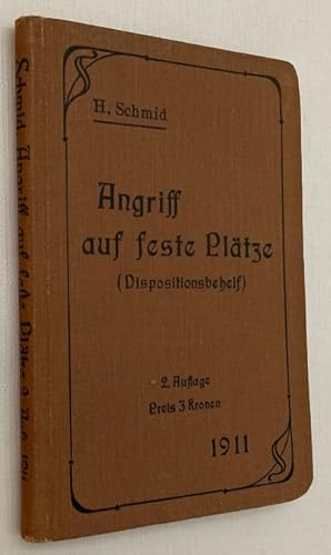 Seller image for Angriff auf feste Pltze. Dispositionsbehelf. (1 Flugbahngraphikon-Beilage). for sale by Antiquariaat Clio / cliobook.nl