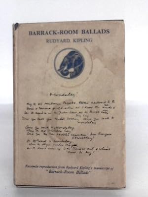Bild des Verkufers fr Barrack-Room Ballads and Other Verses zum Verkauf von World of Rare Books