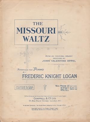 Bild des Verkufers fr The Missouri Waltz. Arranged for piano. zum Verkauf von Antiquariat A. Suelzen
