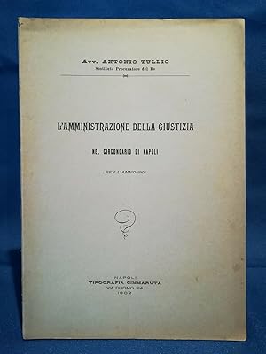 Tullio, L'amministrazione della giustizia nel circondario di Napoli, Cimmaruta