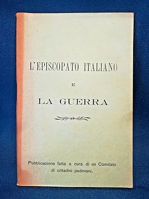 Comitato cittadini padovani, L'Episcopato italiano e la guerra. Padova 1915