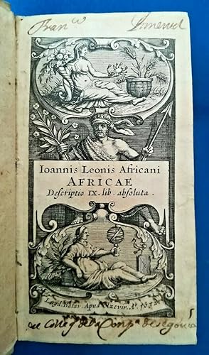 Africae descriptio IX lib. De Africae descriptione. Africa Storia Geografia Raro