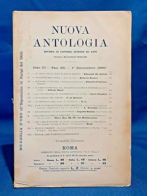 Nuova Antologia 1900, Le linee d'accesso al Sempione. 2 carte ripiegate. Traforo
