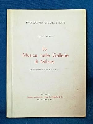 Parigi, La Musica nelle Gallerie di Milano. Studi Storia Arte Perrella & C. 1935