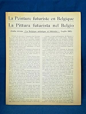 Ray Nyst, La pittura futurista nel Belgio, dalla Rivista. Futurismo 1912