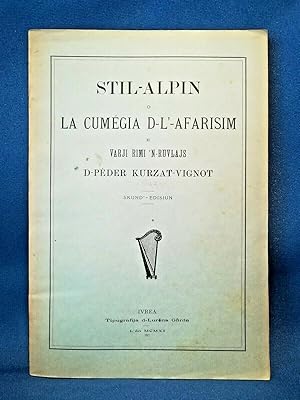 Corzetto, Stil-Alpin o la cumegia d-l'-afarisim. Dialetto piemontese, 1911