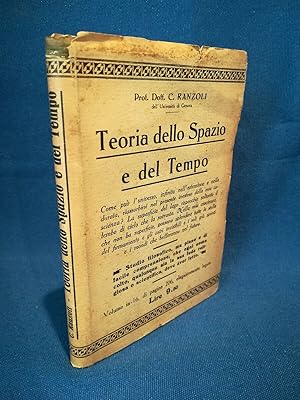 Ranzoli, Nuova teoria dello Spazio e del Tempo. Manuali Hoepli 1923 Filosofia