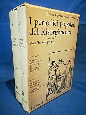Bertoni Jovine, I periodici popolari del Risorgimento. 2 Vol. Feltrinelli 1959