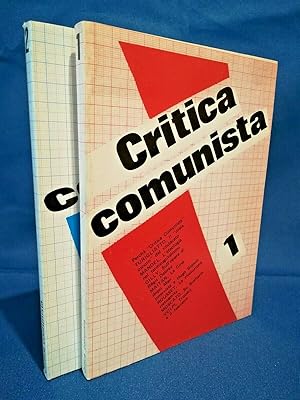 Critica Comunista - Editoriale. Rivista 2 volumi Sinistra Cultura politica 1979