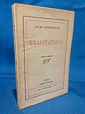 Supervielle, Gravitations. Edizione originale, Gallimard 1925. Perfetto