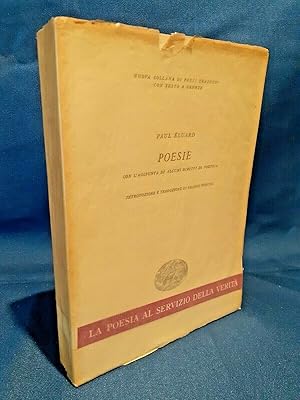 Éluard, Poesie. Scritti poetica Fortini Poeti tradotti Surrealismo Einaudi 1955