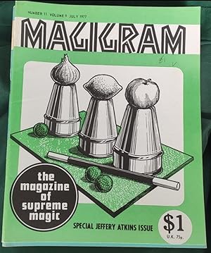 Seller image for Magigram The Magazine Of Supreme Magic July 1977. Volume 9 Number 11 for sale by Shore Books