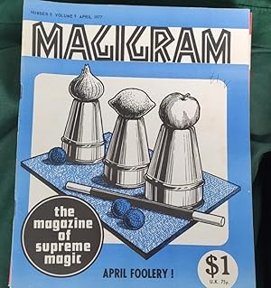 Seller image for Magigram The Magazine Of Supreme Magic April 1977. Volume 9 Number 8 for sale by Shore Books