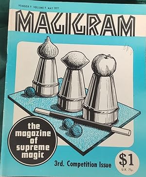 Seller image for Magigram The Magazine Of Supreme Magic May 1977. Volume 9 Number 9 for sale by Shore Books