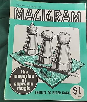 Seller image for Magigram The Magazine Of Supreme Magic June 1977. Volume 9 Number 10 for sale by Shore Books