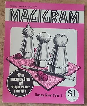 Seller image for Magigram: The Magazine of Supreme Magic January 1977. Volume 9 Number 5 for sale by Shore Books