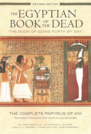 Imagen del vendedor de Egyptian Book of the Dead : The Book of Going Forth by Day a la venta por GreatBookPrices