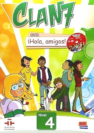 Bild des Verkufers fr Clan 7 Hola amigos! 4 Libro del alumno+CD ROM zum Verkauf von moluna