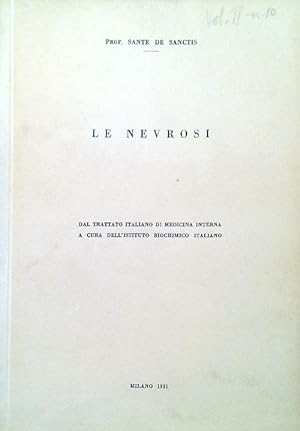 Bild des Verkufers fr Le nevrosi zum Verkauf von Librodifaccia