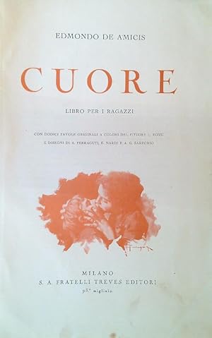 Image du vendeur pour Cuore. Libro per ragazzi mis en vente par Librodifaccia