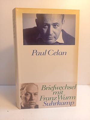 Seller image for Paul Celan - Franz Wurm. Briefwechsel. Herausgegeben von Barbara Wiedemann in Verbindung mit Franz Wurm. for sale by Antiquariat Langguth - lesenhilft