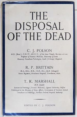 Seller image for The Disposal of the Dead. for sale by Entelechy Books