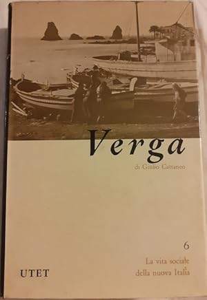 Seller image for GIOVANNI VERGA, for sale by Libreria antiquaria Pagine Scolpite