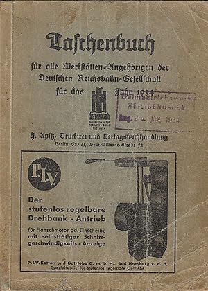 Taschenbuch für alle Werkstätten-Angehörigen der Deutschen Reichsbahn-Gesellschaft für das Jahr 1...