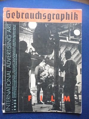 Imagen del vendedor de Gebrauchsgraphik. Monatsschrift zur Frderung knstlerischer Reklame. Zwlfter Jahrgang 1935 Heft 4 / International Advertising Art. Monthly Magazine for Promoting Art in Advertising. Twelfth Volume 1935 Number 4. a la venta por Antiquariat Klabund Wien