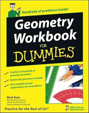 Imagen del vendedor de Geometry Workbook for Dummies a la venta por GreatBookPrices