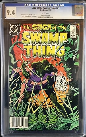 The SAGA of THE SWAMP THING No. 23 (Newsstand Variant - April 1984) CGC Graded 9.4 (NM)