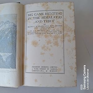 Immagine del venditore per Big game hunting in the Himalayas and Tibet. venduto da Libros de Ultramar. Librera anticuaria.