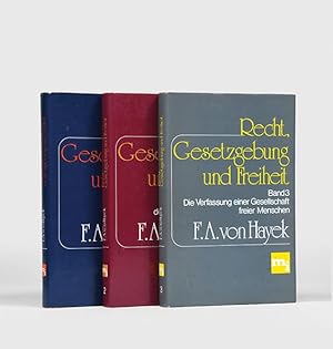 Bild des Verkufers fr Recht, Gesetzgebung und Freiheit. Band 1: Regeln und Ordnung; Band 2: Die Illusion der sozialen Gerechtigkeit; Band 3: Die Verfassung einer Gesellschaft freier Menschen. zum Verkauf von Peter Harrington.  ABA/ ILAB.