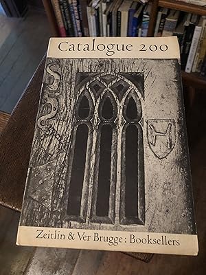 Imagen del vendedor de Catalogue 200: Outstanding Rare Books, Prints, Manuscripts in the Physical Sciences together with MEDICINE, GEOLOGY, BOTANY (1962). a la venta por Erik Hanson Books and Ephemera