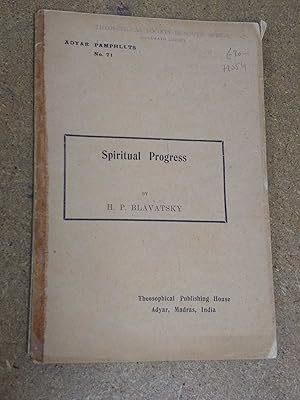 Spiritual Progress (Adyar Pamphlets No.71)