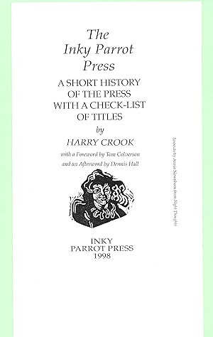 Bild des Verkufers fr The Inky Parrot Press - A Short History of the Press with a Check-list of Titles [Prospectus] zum Verkauf von The Bookshop at Beech Cottage