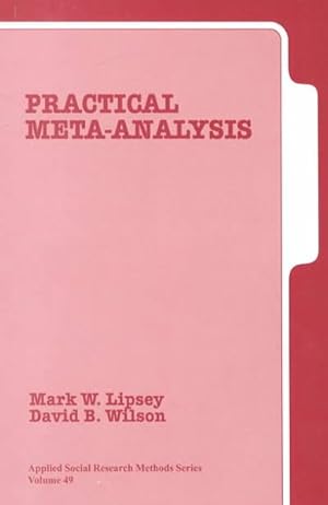 Image du vendeur pour Practical Meta-Analysis mis en vente par GreatBookPrices