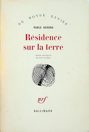Seller image for Residence sur la terre (Eng. Residence on Earth) for sale by Stanley Louis Remarkable Books